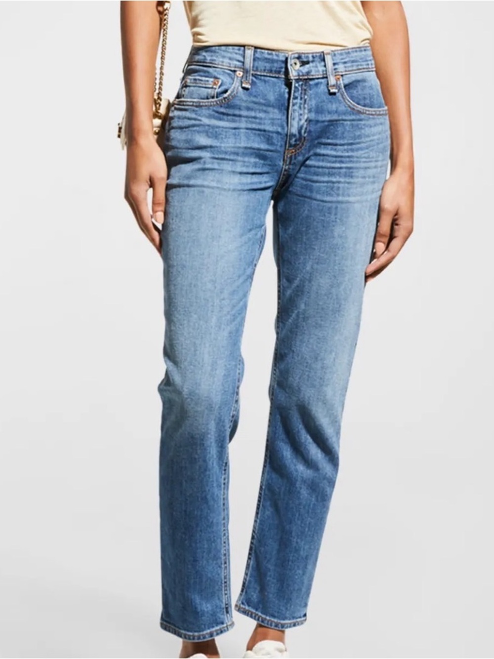 RAG & BONE The Dre Julienne Low-Rise Slim Boyfriend Ankle Jeans--NWT--28